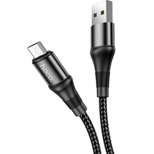 Кабель HOCO X50 USB - Micro USB 2.4A 1м Black