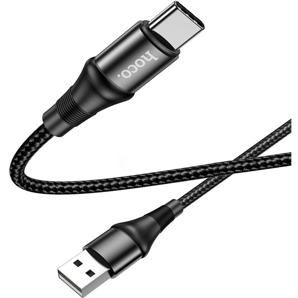 Кабель HOCO X50 USB - Type-C 3A 1м Black Кабель HOCO X50 USB - Type-C 3A 1м Black
