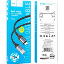 Кабель HOCO X102 USB - micro-USB 1м Black (6942007608763)