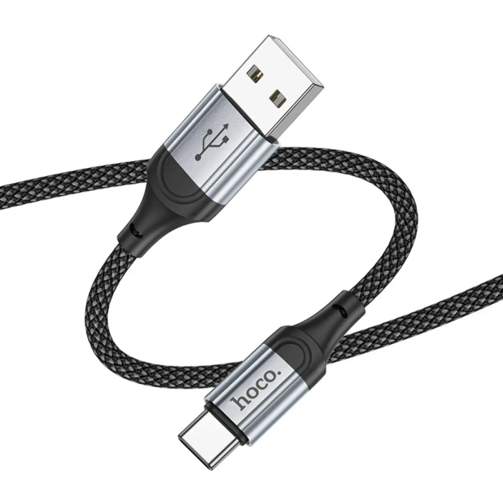 Кабель HOCO X102 USB - USB Type-C 1м Black (6942007608770) Тип USB - USB Type-С