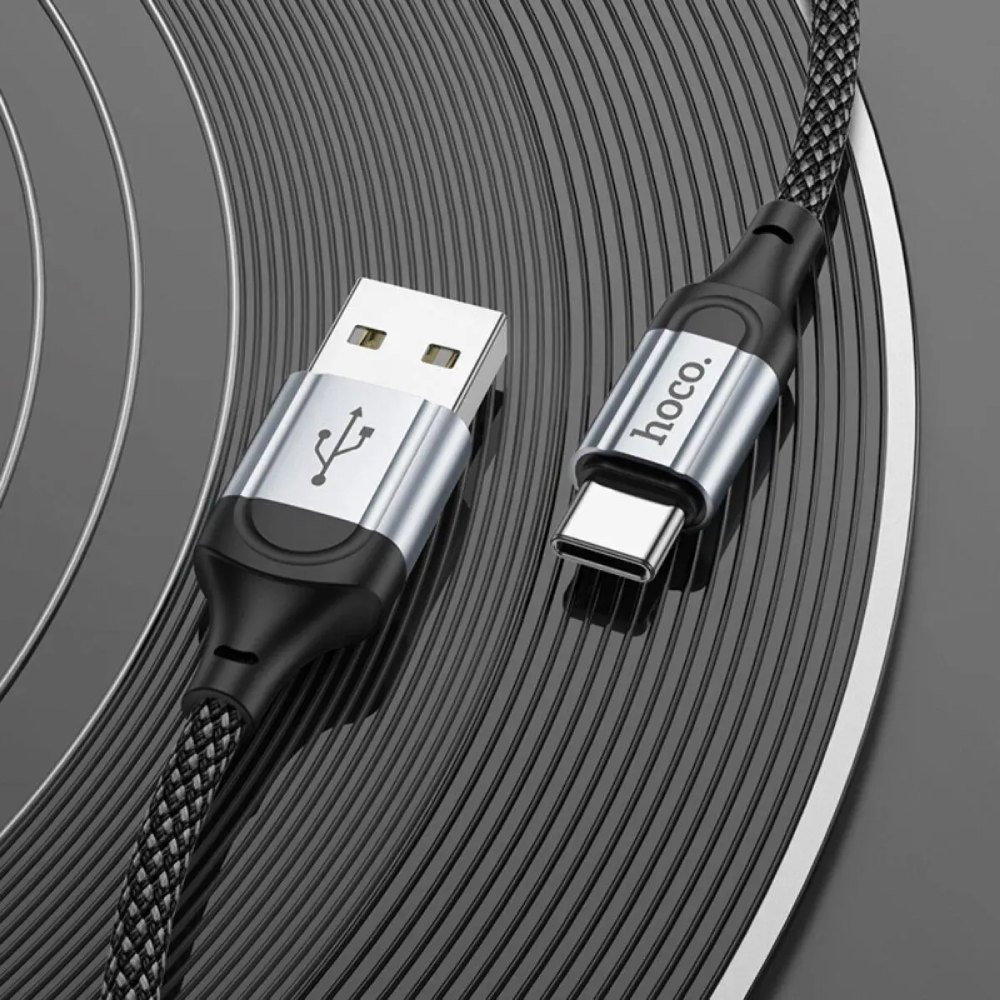 Кабель HOCO X102 USB - USB Type-C 1м Black (6942007608770) Підсвітка False