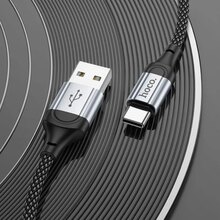 Кабель HOCO X102 USB - USB Type-C 1м Black (6942007608770)