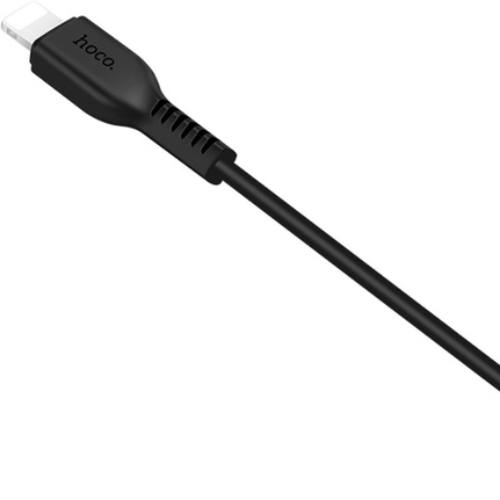 Кабель HOCO X13 USB - Lightning 1м Black (6957531061144) Дополнительно Сила тока: 2.4 А; Материал: коннекторы - пластик, оплетка - поливинилхлорид