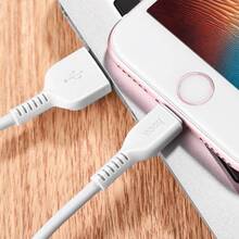 Кабель HOCO X13 USB - Lightning 1 м White (6957531061151)