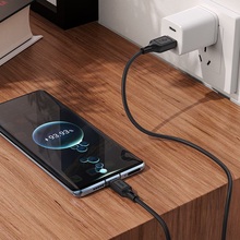 Кабель HOCO X90 Cool USB - USB Type-C 1м Black (6931474788443)