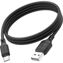 Кабель HOCO X90 Cool USB - USB Type-C 1м Black (6931474788443)