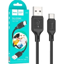 Кабель HOCO X90 Cool USB - USB Type-C 1м Black (6931474788443)