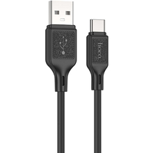 Кабель HOCO X90 Cool USB - USB Type-C 1м Black (6931474788443)