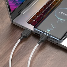 Кабель HOCO X90 Cool USB - USB Type-C 1м White (6931474788450)