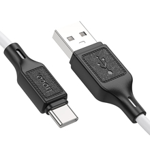 Кабель HOCO X90 Cool USB - USB Type-C 1м White (6931474788450)