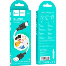 Кабель HOCO X90 Cool USB - USB Type-C 1м White (6931474788450)