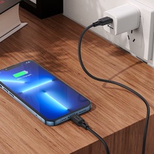 Кабель HOCO X90 Cool USB Type-C - Lightning 1м Black (6931474788382)