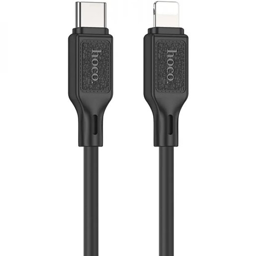 Кабель HOCO X90 Cool USB Type-C - Lightning 1м Black (6931474788382)