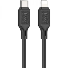 Кабель HOCO X90 Cool USB Type-C - Lightning 1м Black (6931474788382)