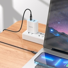 Кабель HOCO X91 Radiance USB Type-C - Type-C 3м Black (6931474788726)