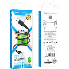 Кабель HOCO X83 USB to Micro-USB 2.4A 1m Black (6931474770882)