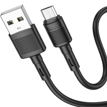 Кабель HOCO X83 USB to Micro-USB 2.4A 1m Black (6931474770882)