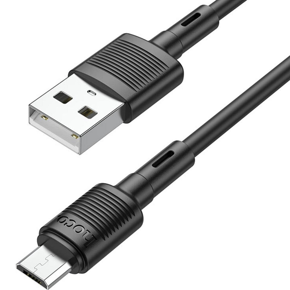 Кабель HOCO X83 USB to Micro-USB 2.4A 1m Black (6931474770882) Кабель HOCO X83 USB to Micro-USB 2.4A 1m Black (6931474770882)