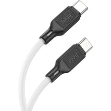 Кабель HOCO X90 Cool Type-C to Type-C 60W 3A 1m White (6931474788474)