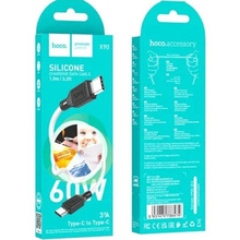Кабель HOCO X90 Cool Type-C to Type-C 60W 3A 1m White (6931474788474)