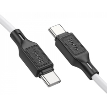 Кабель HOCO X90 Cool Type-C to Type-C 60W 3A 1m White (6931474788474)