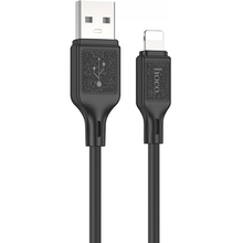 Кабель HOCO X90 Cool USB to Lightning 2.4A 1m Black (6931474788405)