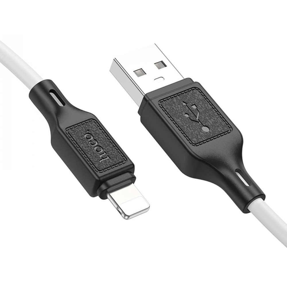 Кабель HOCO X90 Cool USB to Lightning 2.4A 1m White (6931474788412) Довжина 1
