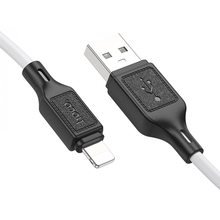 Кабель HOCO X90 Cool USB to Lightning 2.4A 1m White (6931474788412)