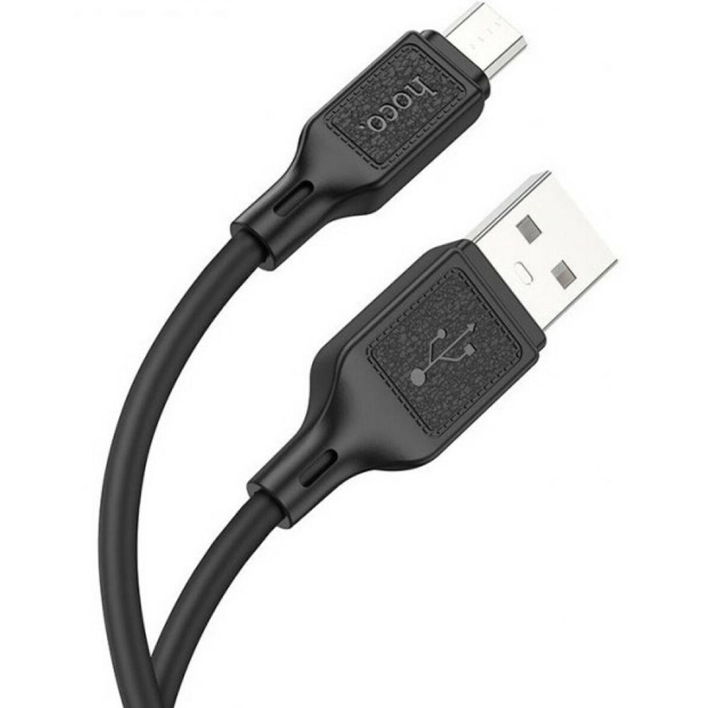 Кабель HOCO X90 Cool USB to Micro-USB 2.4A 1m Black (6931474788429) Тип USB - micro-USB