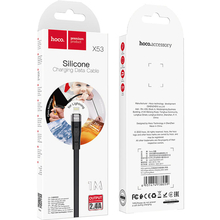 Кабель HOCO X53 USB to iP 2.4A 1 м Black (6931474738059)