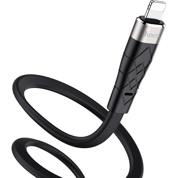 Кабель HOCO X53 USB to iP 2.4A 1 м Black (6931474738059) Длина 1
