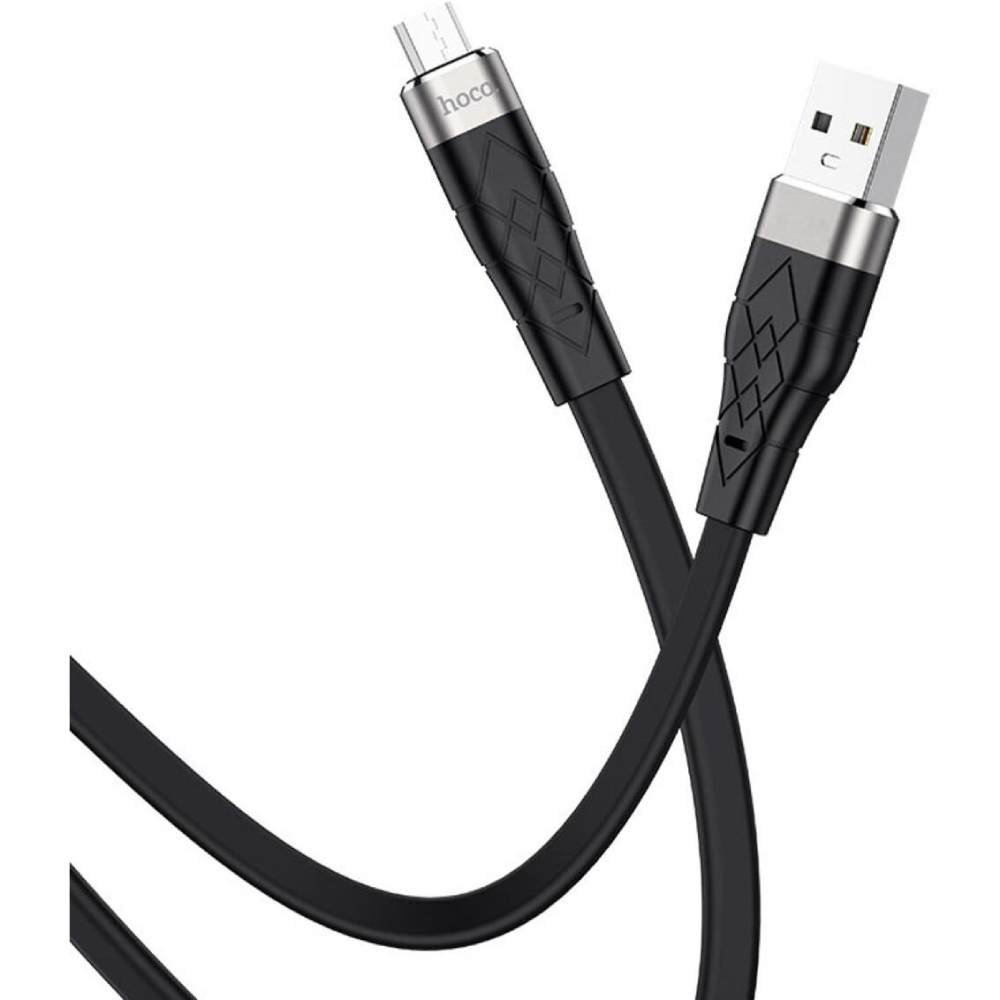 Кабель HOCO X53 USB to Micro 2.4A 1 м Black (6931474738073) Тип USB - micro-USB