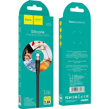 Кабель HOCO X53 USB to Micro 2.4A 1 м Black (6931474738073)