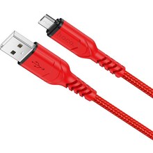 Кабель HOCO X59 USB to Micro 2.4A 1 м Red (6931474744906)