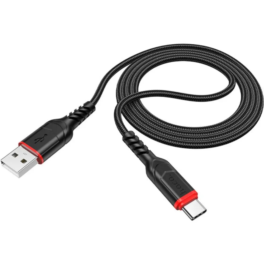 Кабель HOCO X59 USB to Type-C 3A 1 м Black (6931474744920) Тип USB - USB Type-С