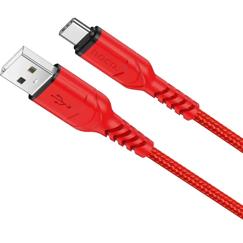 Кабель HOCO X59 USB для Type-C 3A 1 м Red (6931474744937) Кабель HOCO X59 USB для Type-C 3A 1 м Red (6931474744937)