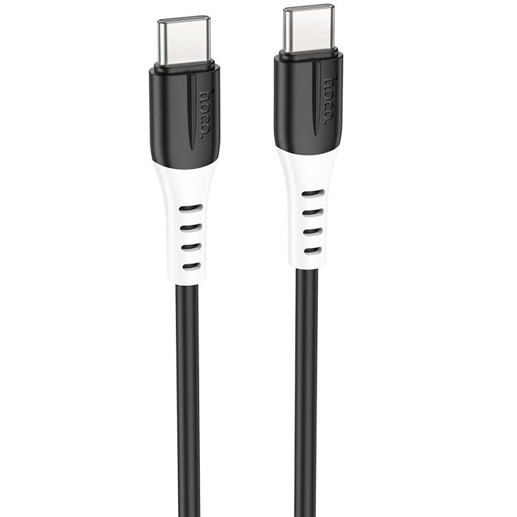 Кабель HOCO X82 Type-C to Type-C 60W 1 m Black (6931474768599) Тип USB Type-С - USB Type-С