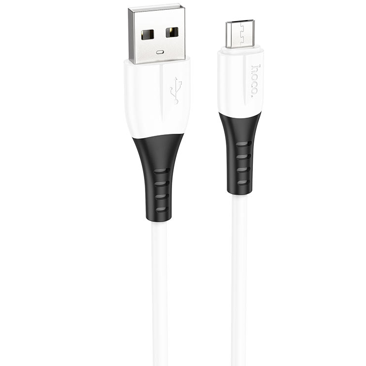 Кабель HOCO X82 USB to Micro-USB 2.4A 1 m Black (6931474768551) Дополнительно вес: 21 г; материал: силикон