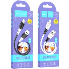 Кабель HOCO X82 USB to Lightning 2.4A 1 m Black (6931474768537)
