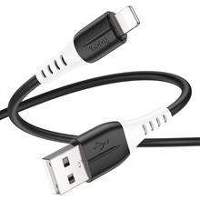 Кабель HOCO X82 USB to Lightning 2.4A 1 m Black (6931474768537)