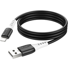 Кабель HOCO X82 USB to Lightning 2.4A 1 m Black (6931474768537)