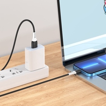 Кабель HOCO X82 USB to Lightning 2.4A 1 m Black (6931474768537)