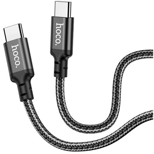 Кабель HOCO X14 USB Type-C - USB Type-C 1 м Black (6931474752215) Тип USB Type-С - USB Type-С