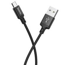 Кабель HOCO X14 USB - USB Type-C 1 м Black (6957531062844)