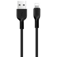 Капбель HOCO X20 USB - Lightning 1 м Black (6957531068808)