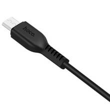 Кабель HOCO X20 USB - micro-USB 1 м Black (6957531068822)