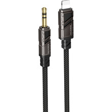 Перехідник BOROFONE BL22 Dignity Digital Audio Conversion Cable Lightning - AUX 1м Black (6941991117749)