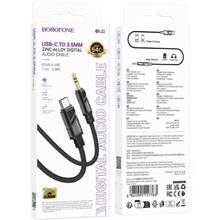 Кабель BOROFONE BL22 Type-C M-Jack 3.5mm 1m Black (6941991117763)