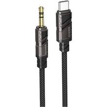 Кабель BOROFONE BL22 Type-C M-Jack 3.5mm 1m Black (6941991117763)