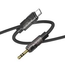 Кабель BOROFONE BL22 Type-C M-Jack 3.5mm 1m Black (6941991117763)